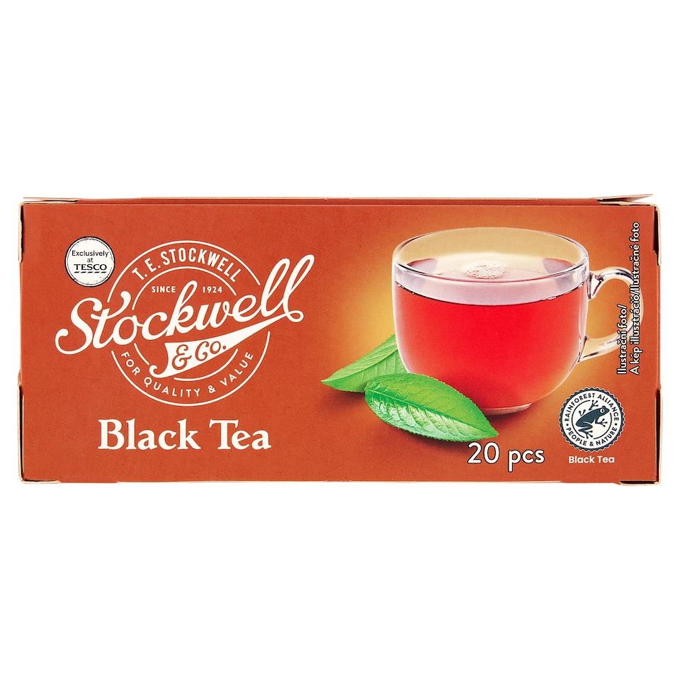 Stockwell & Co. Černý čaj porcovaný 20 x 1,5g (30g)