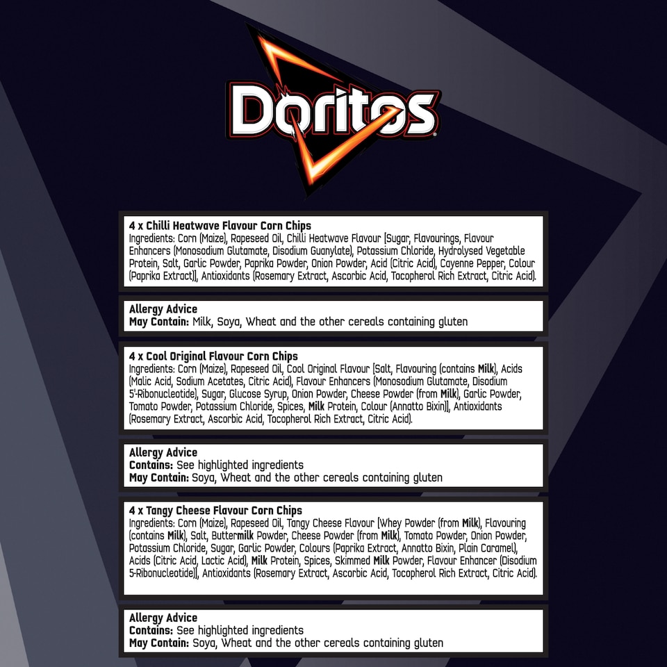 image 1 of Doritos Variety Crisps 12 x 30g