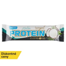 MaxSport Royal Proteínová tyčinka s kokosom máčaná v mliečnej čokoláde 60 g
