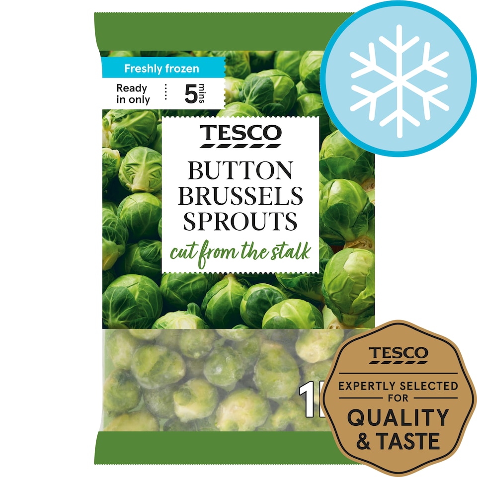 Tesco Frozen Button Brussels Sprouts 1Kg