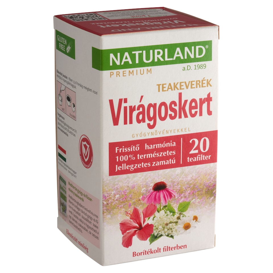 Naturland Premium Virágoskert teakeverék 20 filter 30 g 1. kép