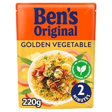 Ben's Original Golden Vegetable Microwave Rice 220G