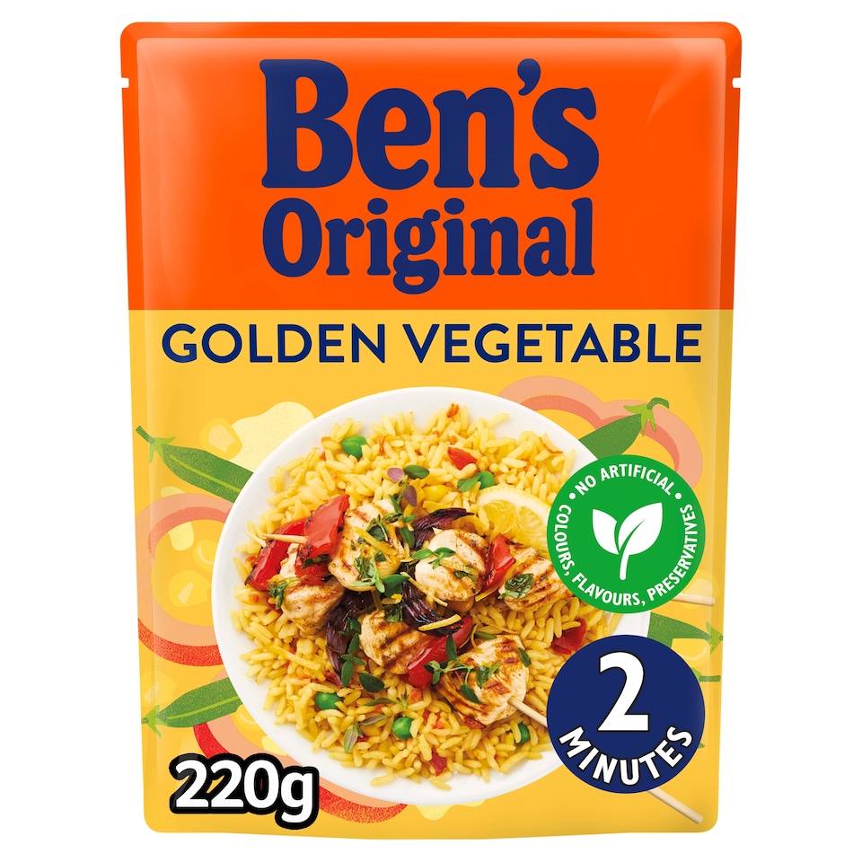 image 1 of Ben's Original Golden Vegetable Microwave Rice 220G