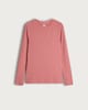 image 4 of F&F Cotton Rich Crew Neck Long Sleeved Top in Pink