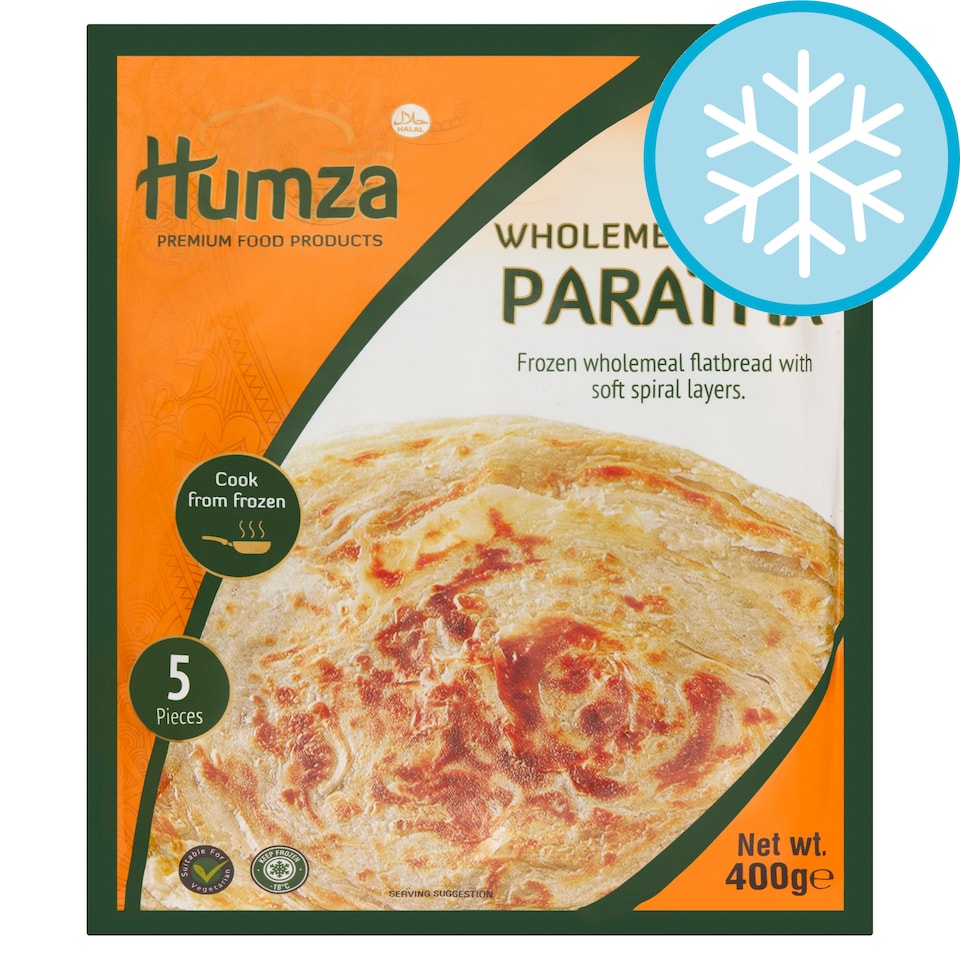 Humza Paratha Wholemeal Lacha 400G