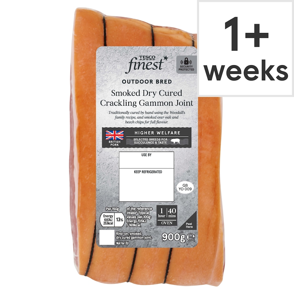 Tesco Finest Dry Cured Smoked Gammon Joint 900g