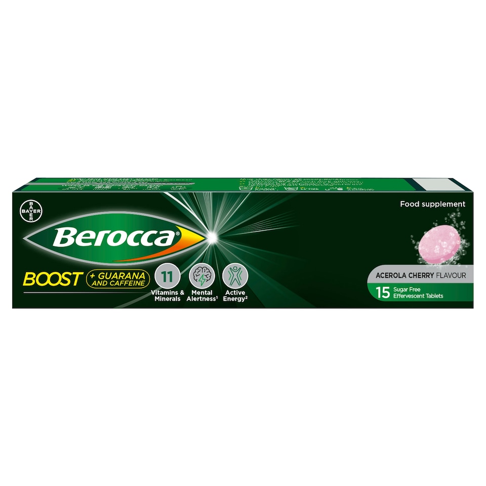 image 1 of Berocca Boost Effervescent Vitamin Energy Tablets 15S