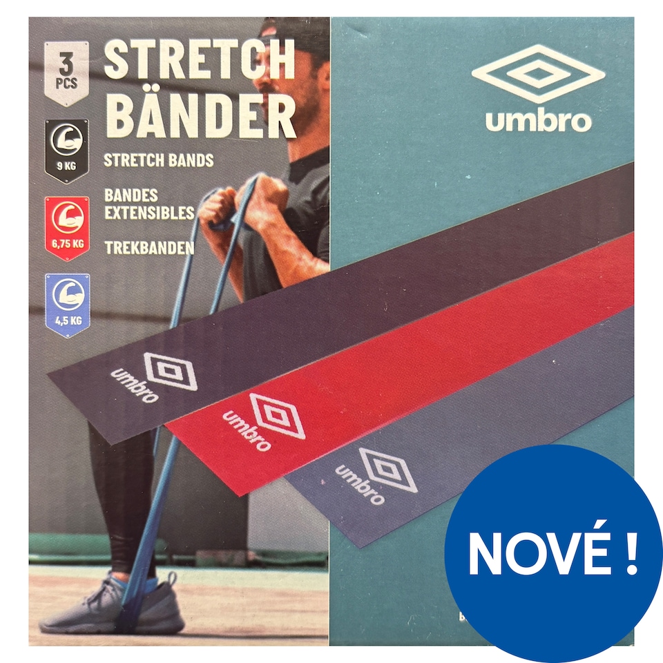 Umbro Pružné pásy 120 x 12 cm 3 ks