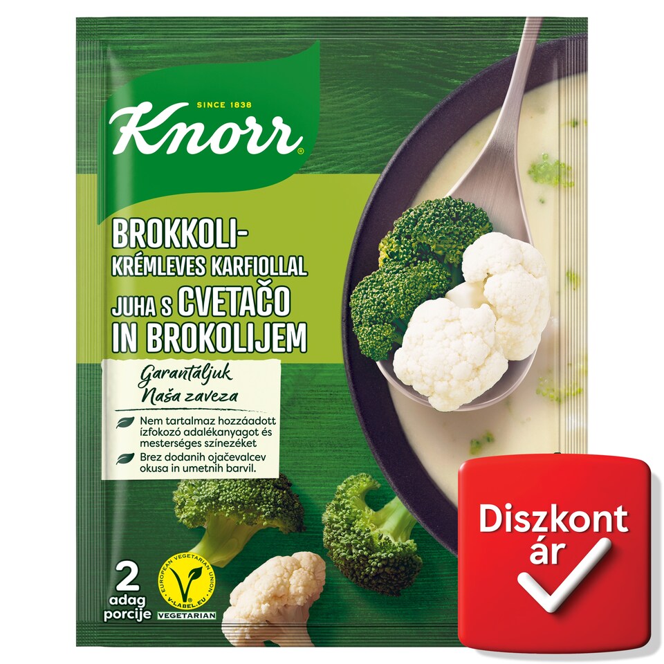 Knorr brokkolikrémleves karfiollal 51 g