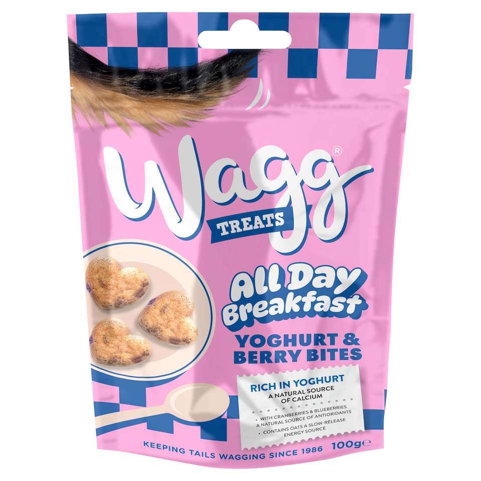 image 1 of Wagg Dog Food Breakfast Yoghurt & Berries Treats 100g
