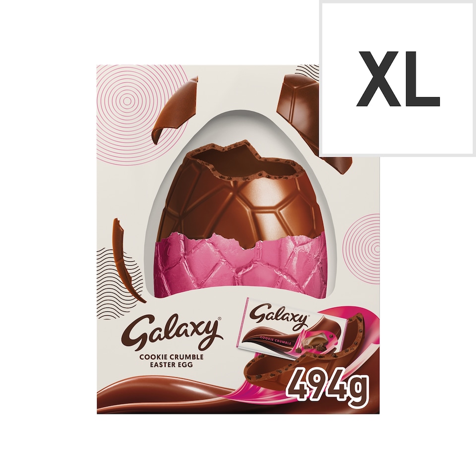 Galaxy Cookie Crumble Milk Chocolate Easter Egg 494g