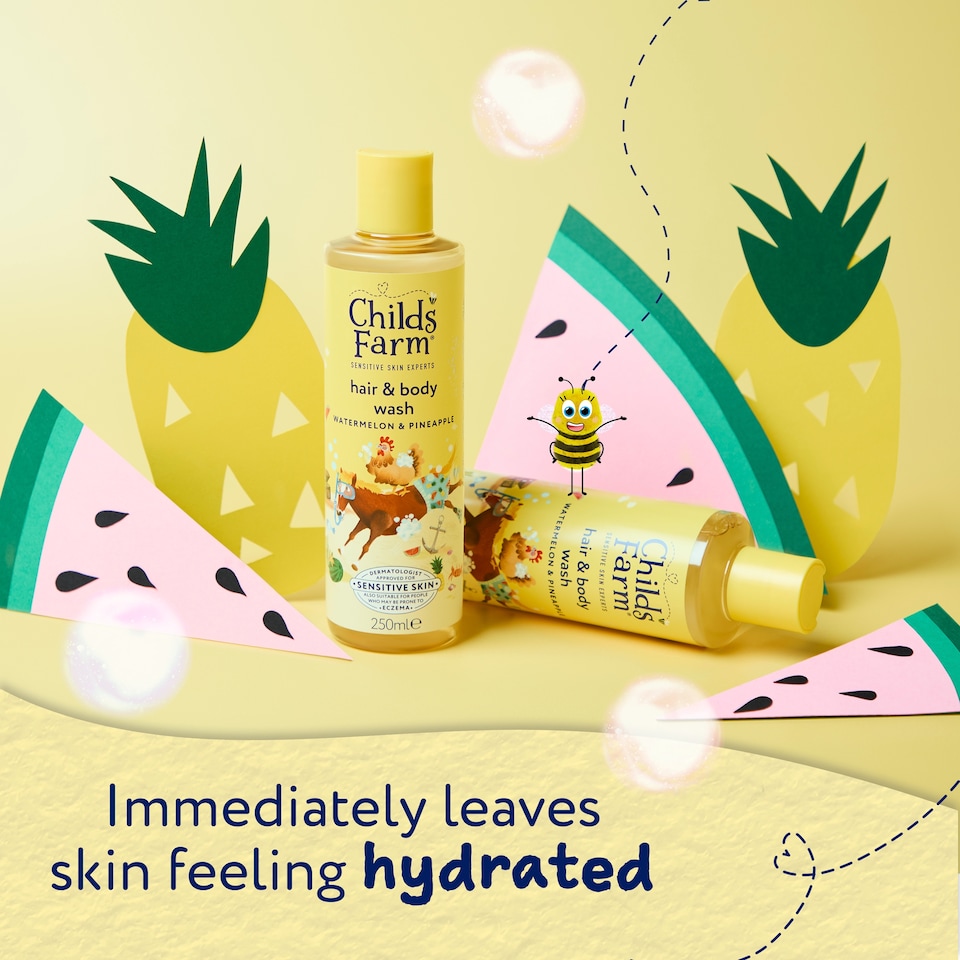 image 1 of Childs Farm Hair & Body Wash - Watermelon & Pineapple 250ml