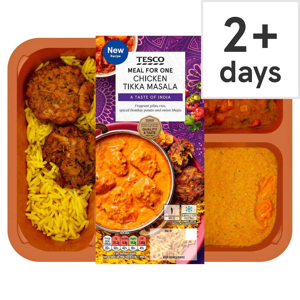 Tesco Chicken Tikka Masala Meal For One 500g