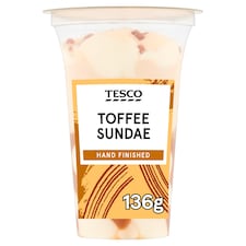 Tesco Toffee Sundae Dessert 136G