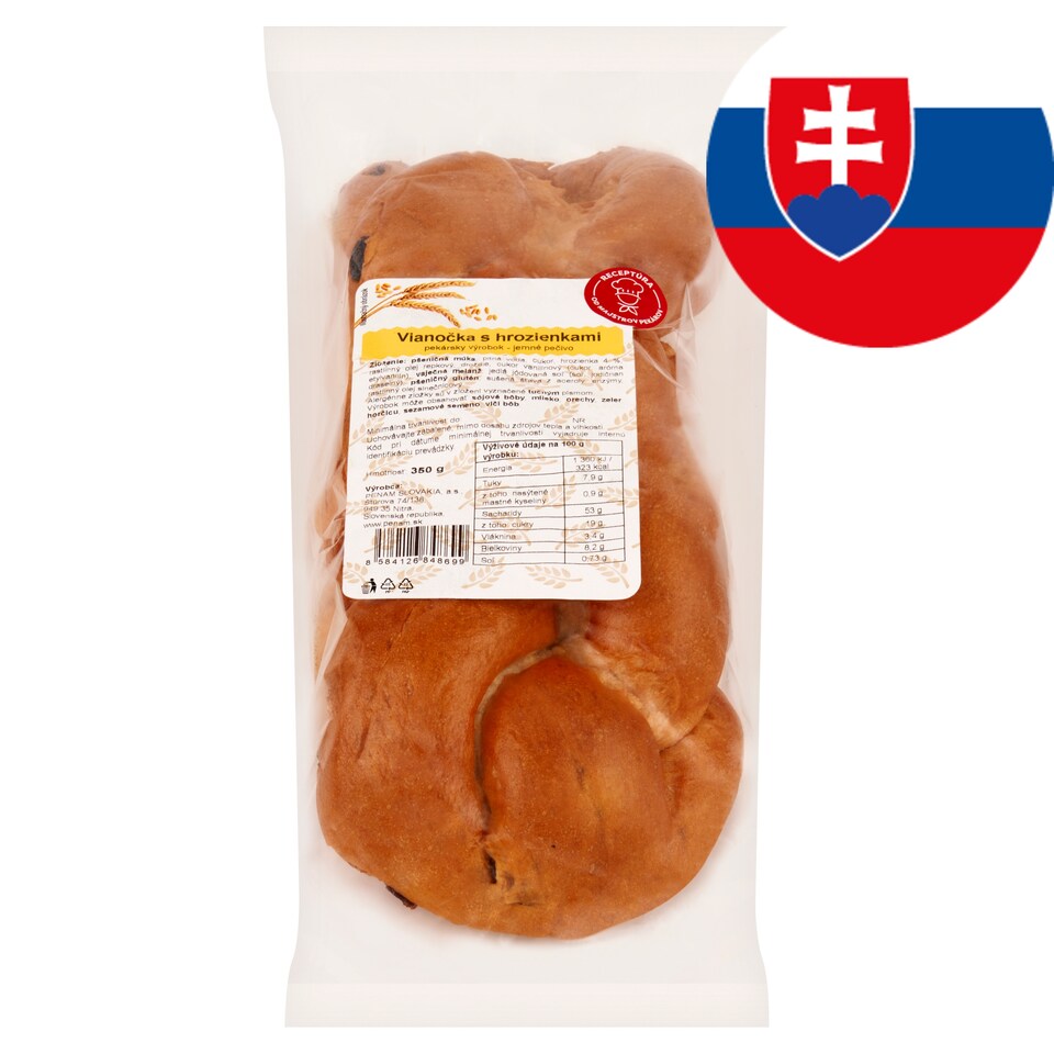 obrázok 1 z Penam Vianočka s hrozienkami 350 g