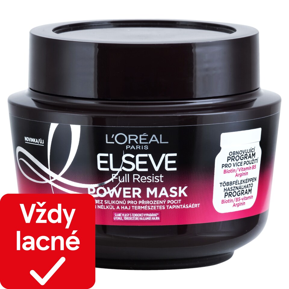 L´Oréal Paris Elseve Full Resist Power maska s Aminexilom, 300 ml
