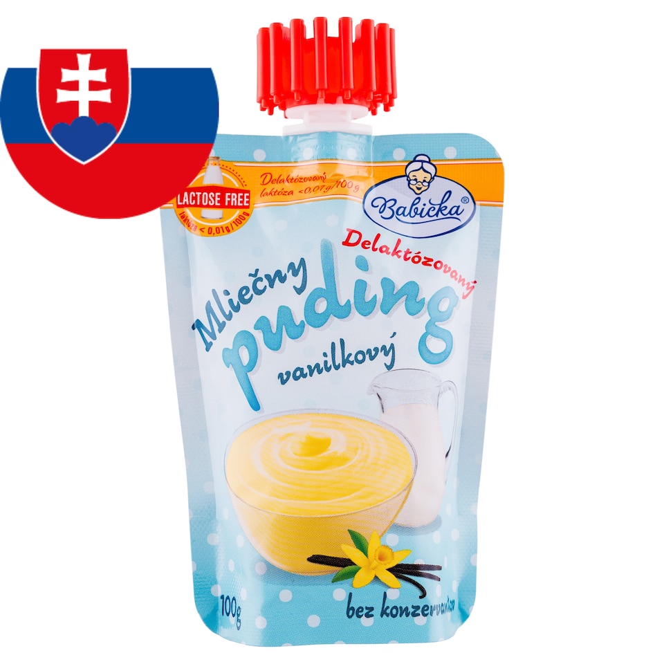 Babička Vanilla Milk Pudding Delactosed 100 g