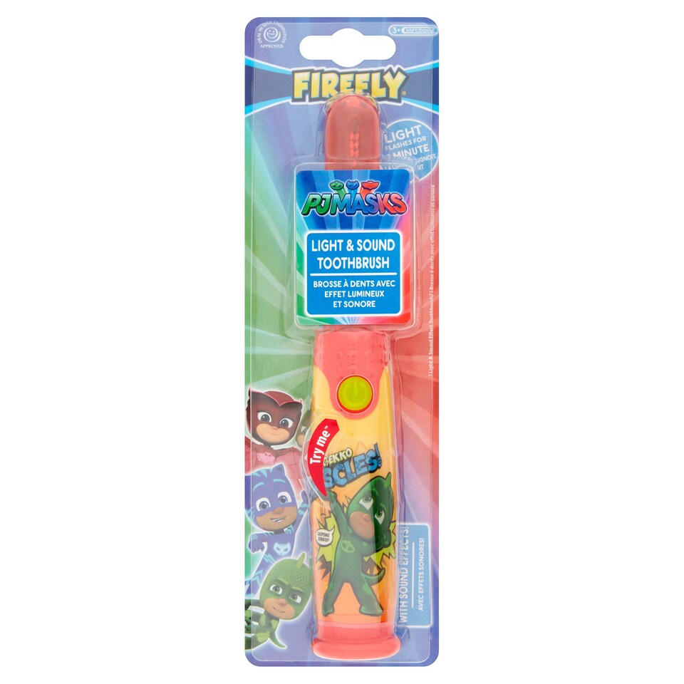 P J Masks Firefly Light And Sound Toothbrush