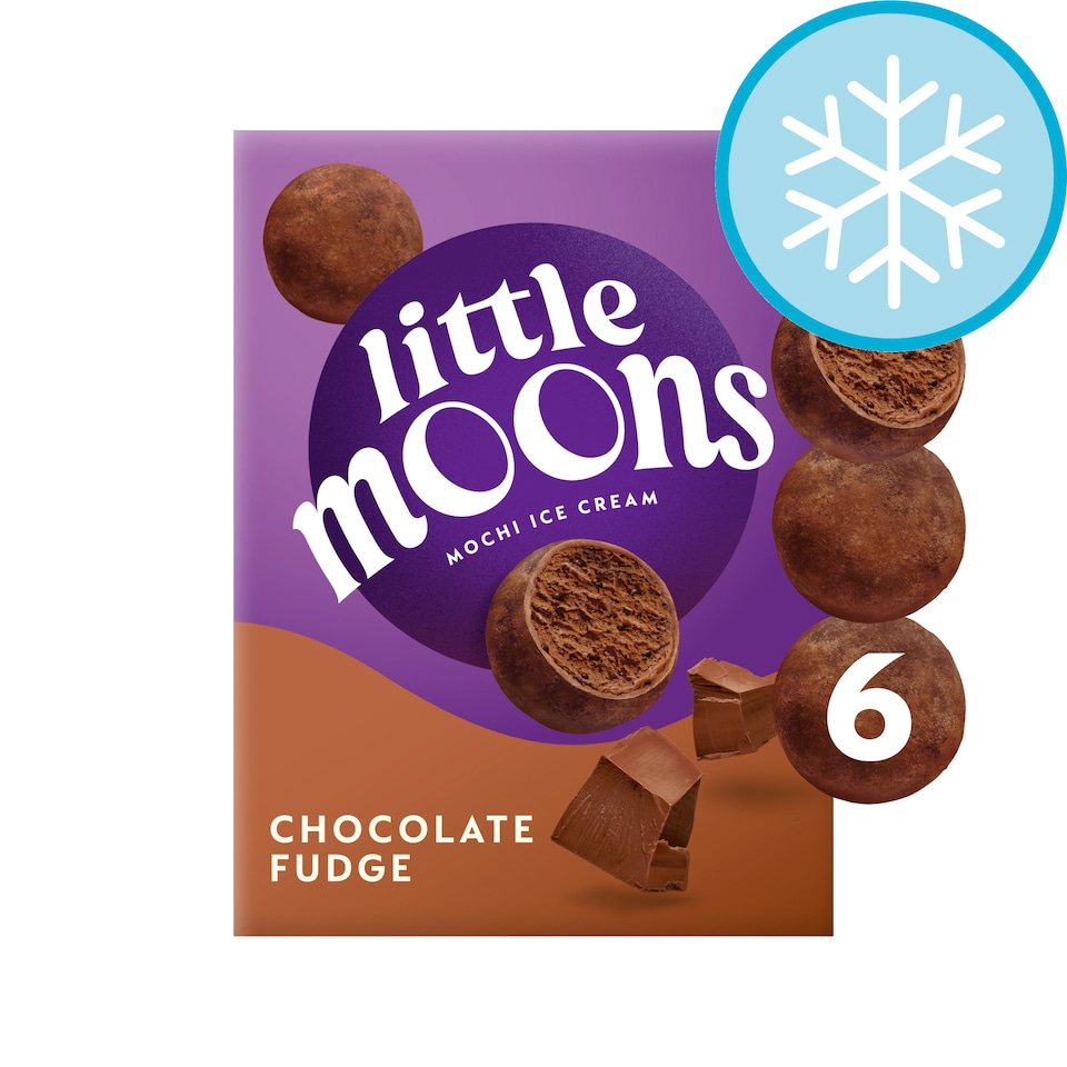 image 1 of Little Moons Chocolate Fudge Mochi Ice Cream 6 x 30g