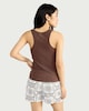 image 3 of F&F Cotton Rich Printed Short Pyjama Set in Multi Brown
