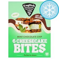 English Cheesecake Company Mint Chocolate Chip Cheesecake Bites 6 x 35g