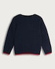 image 4 of F&F Boys Cable Knit Crew Neck Jumper in Navy