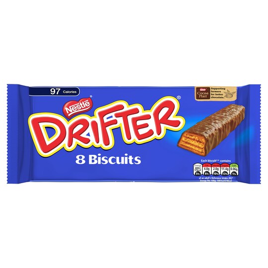 Nestle Drifter 99 Calories 8 Pack 157.6G Tesco Groceries