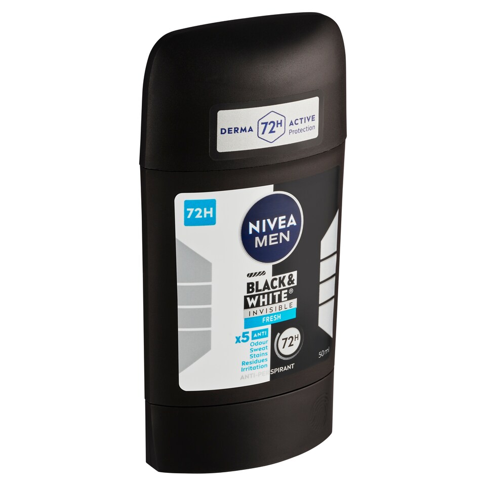 Nivea Men Black & White Invisible Fresh Antiperspirant Stick 50ml