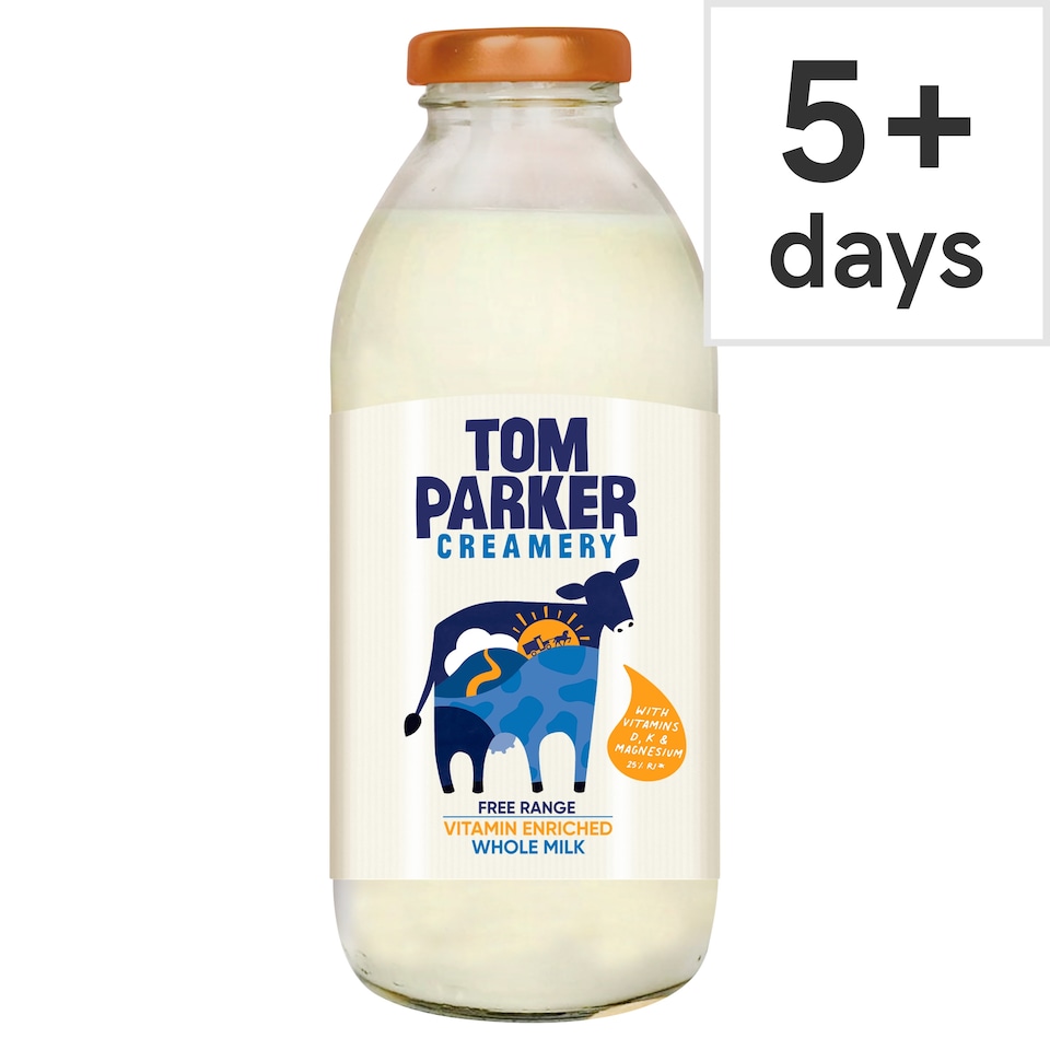 Tom Parker Free Range Vitamin Enriched Whole Milk 500ml