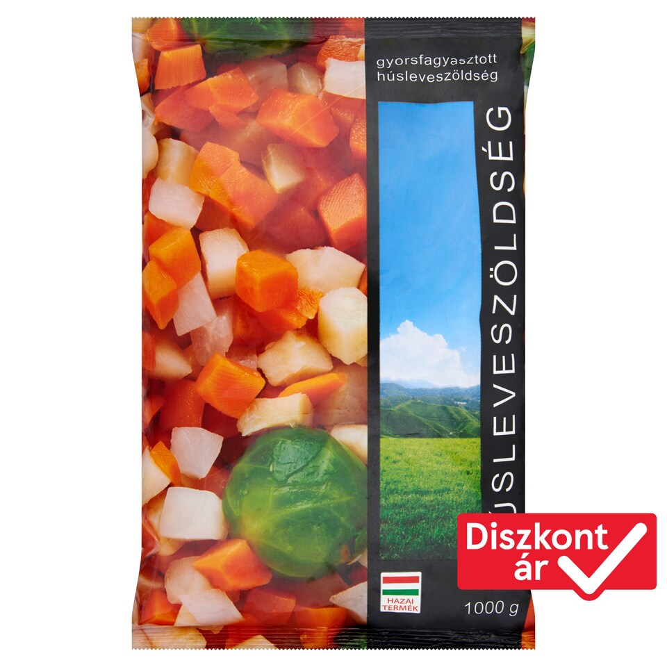 Gyorsfagyasztott húsleveszöldség 1000 g
