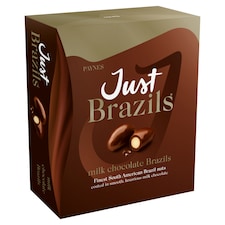 Just Brazils milk chocolate Brazils 150g