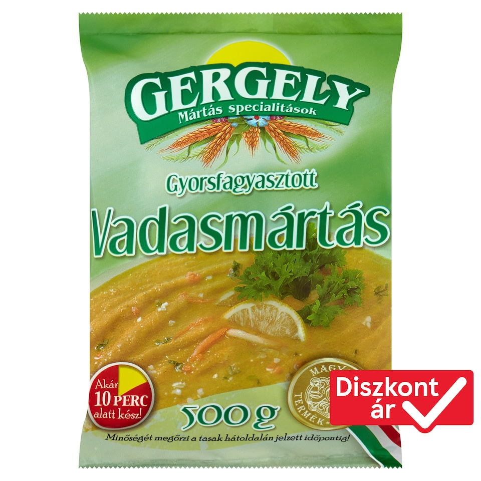 Gergely gyorsfagyasztott vadasmártás 500 g