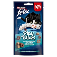 Felix Play Tubes maškrty pre mačky pečené ryby, krevety 50 g