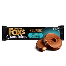 Fox's Chocolatey Biscuits Salted Caramel Rounds 117g