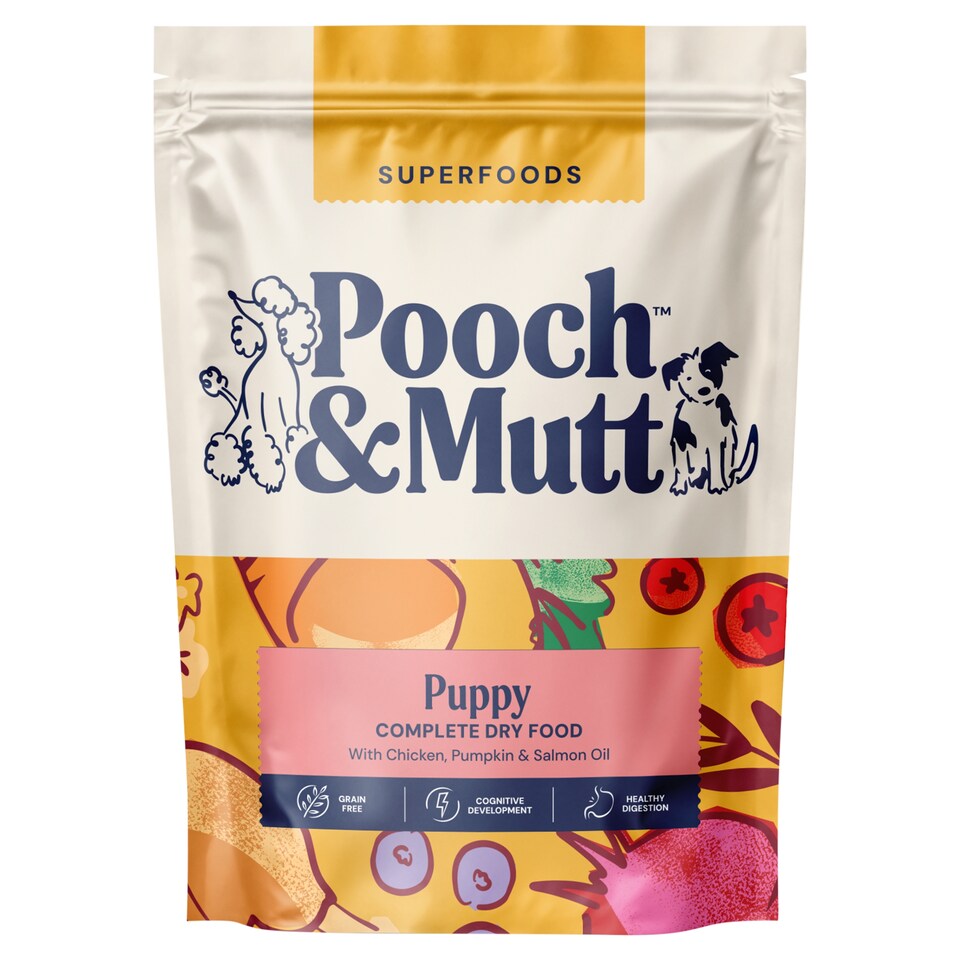 image 1 of Pooch & Mutt Puppy Complete Dry Food Chicken & Superfoods 1.5kg