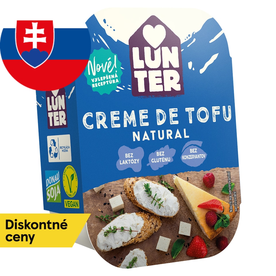 LUNTER Creme de Tofu Natural 140 g