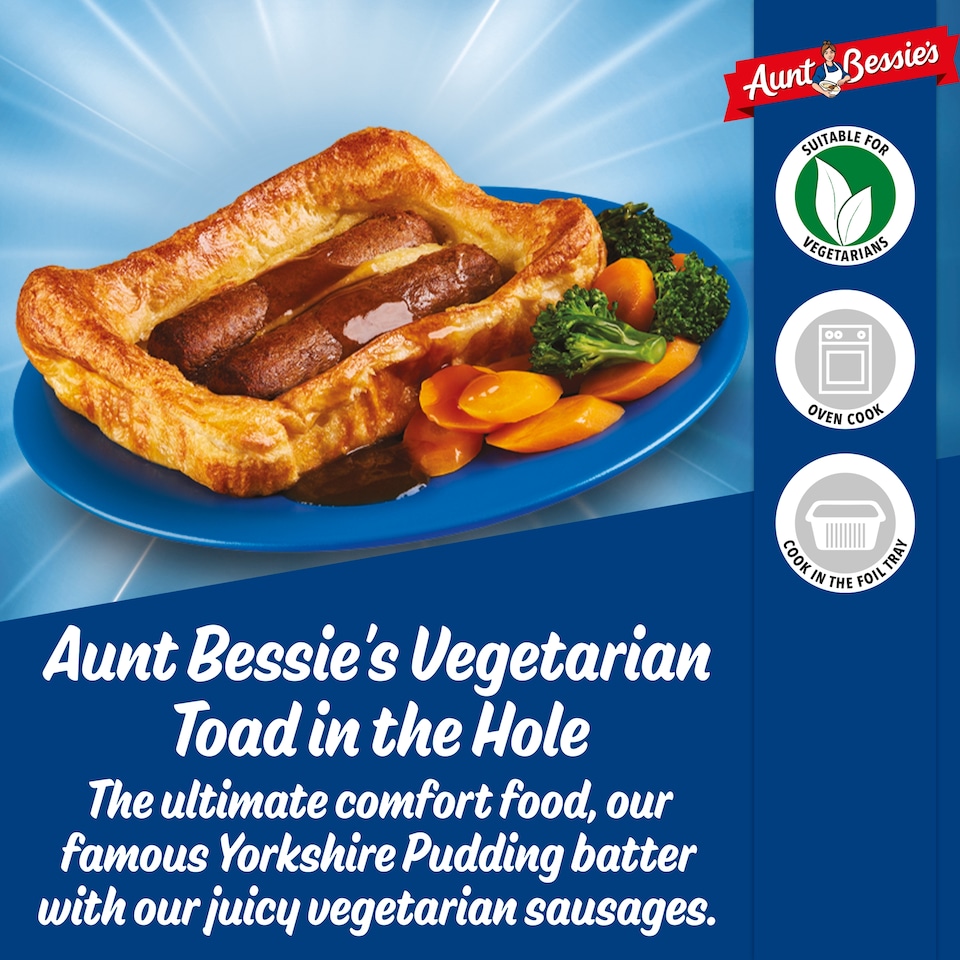 image 1 of Aunt Bessie's Meat Free Toad In The Hole 190G