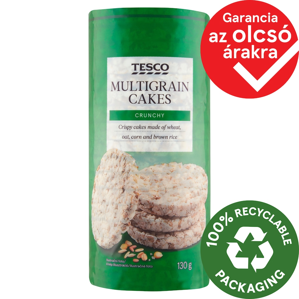 Tesco Multigrain Cakes 130 g