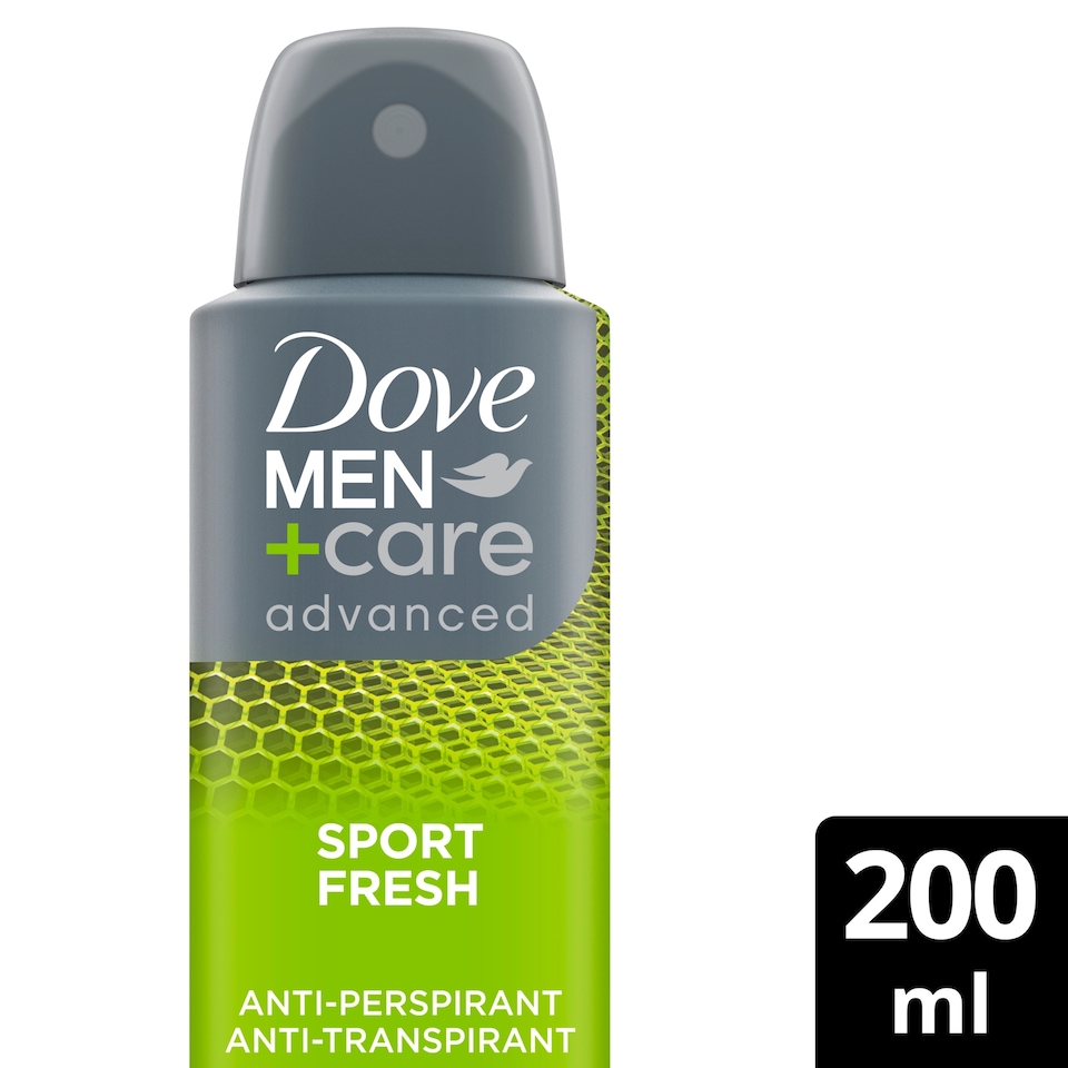 image 1 of Dove Men+Care Sport Fresh 72h Antiperspirant Deodorant 200ml