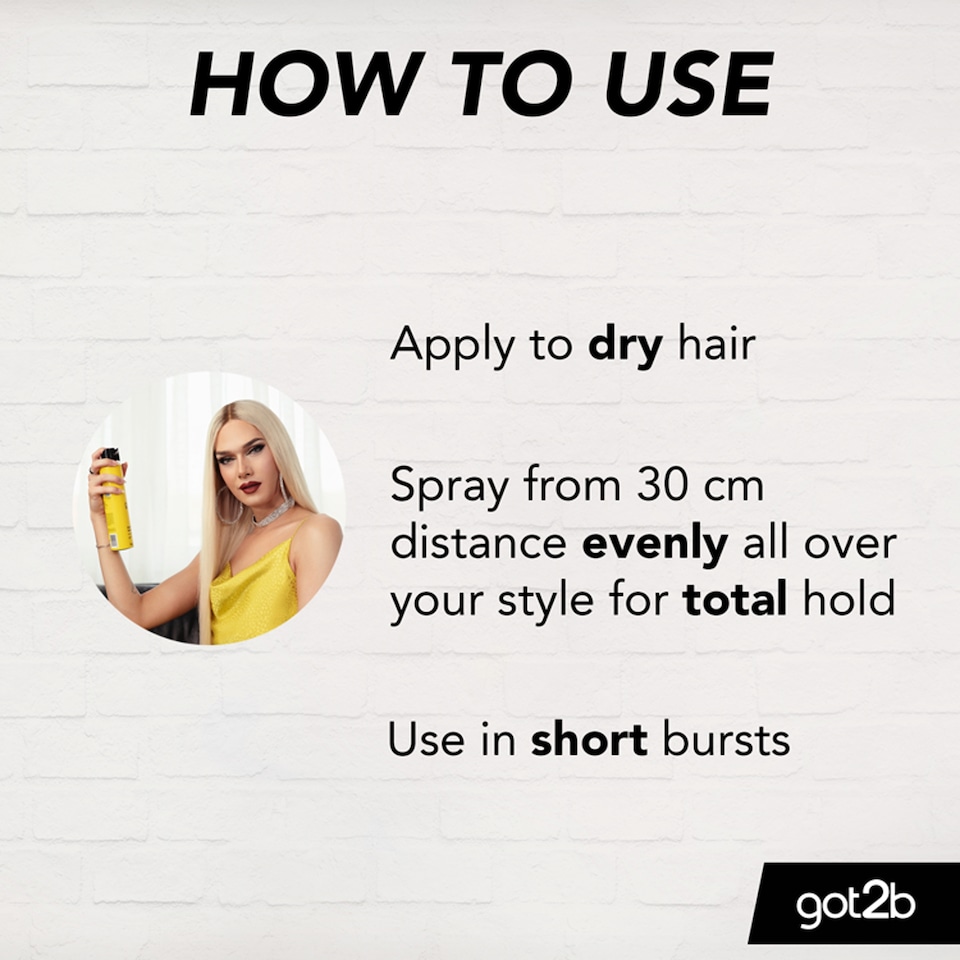 image 1 of got2b Glued Blasting Freeze Hairspray 300ml