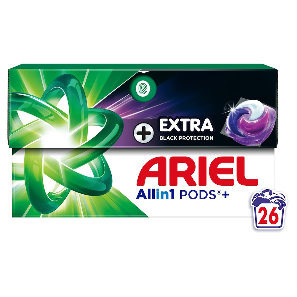 Obrázek 1 pro produkt Ariel Allin1 PODS +, Kapsle Na Praní S Tekutým Prostředkem, 26 Praní