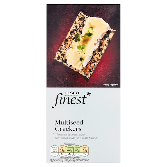 Tesco Finest Multi Seed Cracker 150G Tesco Groceries