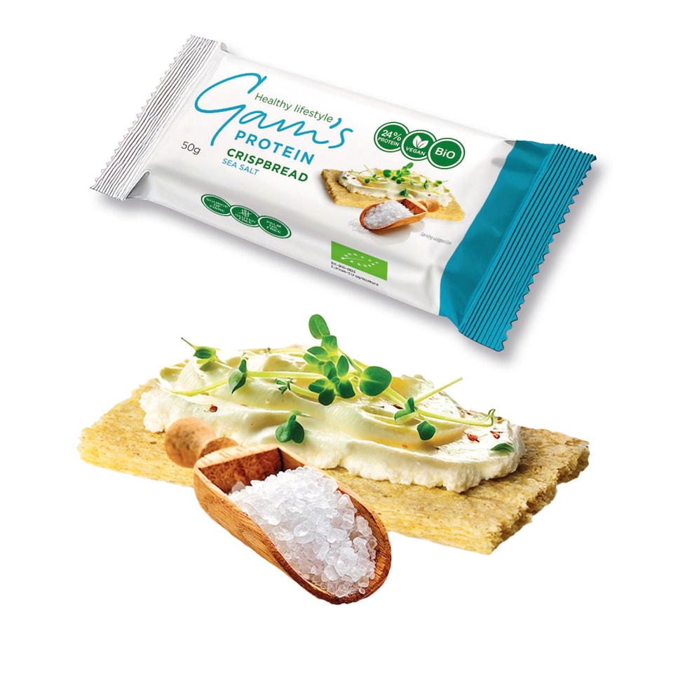 obrázok 1 z Gam's Bio proteínový vegánsky plátok sea salt 50 g