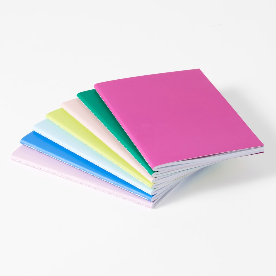 image 1 of Paperchase Terrazzo Cats Set of 8 A6 Notebook