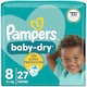 image 1 of Pampers Baby-Dry Size 8 Nappies Essential Pack 27 Pack