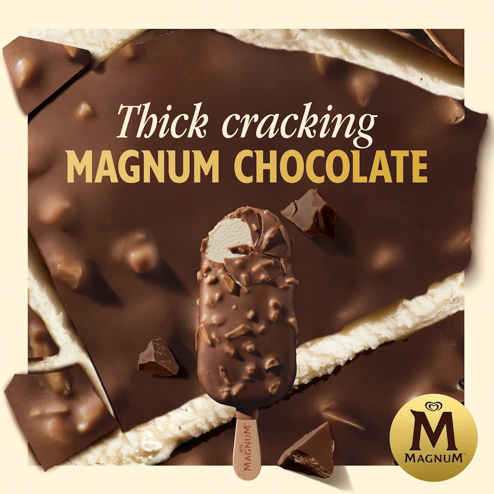 image 1 of Magnum Almond Ice Cream Sticks 3x100ml 
