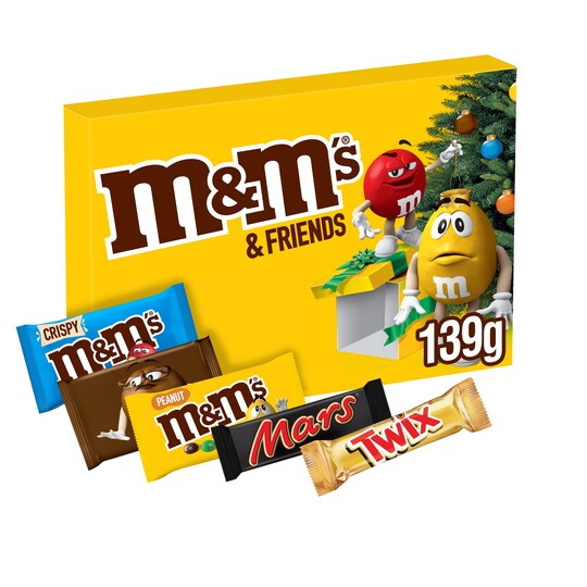 Christmas M Ms 2022 M&M's & Friends Christmas Selection Box 139G - Tesco Groceries