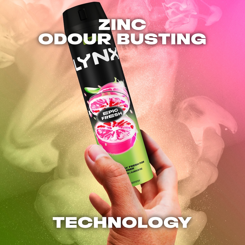 image 1 of Lynx Epic Fresh 48h Deodorant Bodyspray 250ml