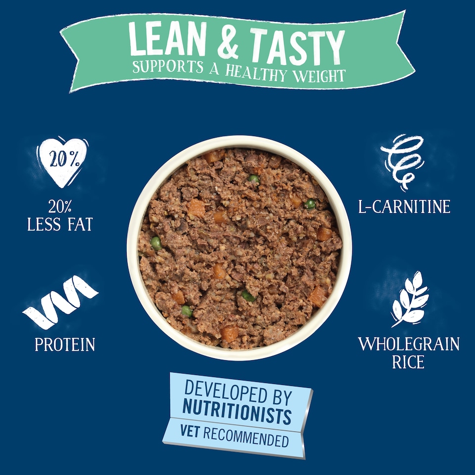 image 1 of Butcher's Lean & Tasty Low Fat Dog Food 12X390g