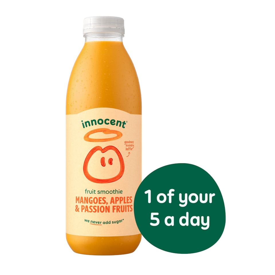 image 1 of Innocent Smoothie - Mangoes Passion Fruits & Apples 750ml